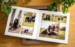 Gerahmtes Fotoalbum Regenbogenshooting Hund Julia Hartmann Hundefotografin